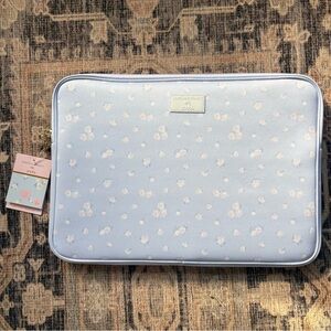 LoveShackFancy Powder Blue Floral Tablet Sleeve